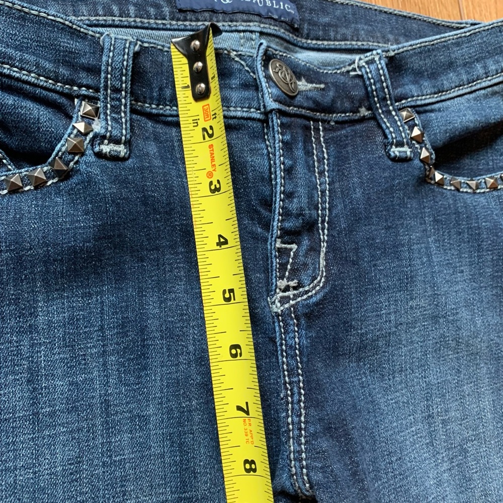 Rock & Republic studded jeans Sz 8M - Picture 4 of 6
